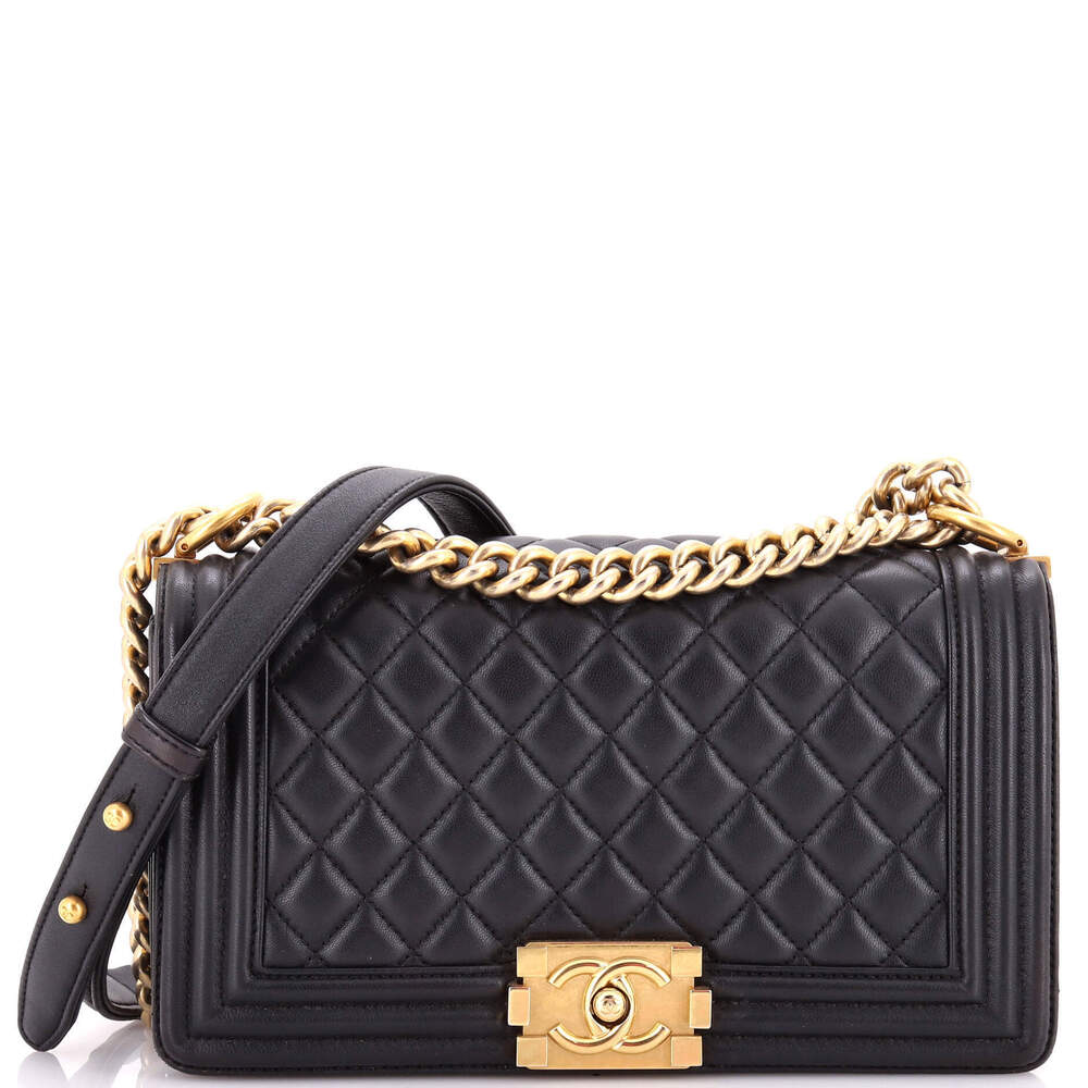 Chanel Old Medium Boy Flap Bag